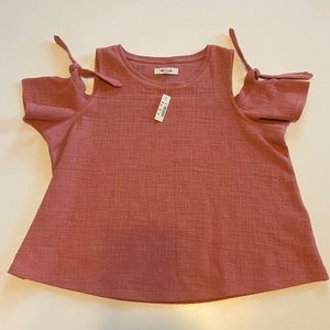 Madewell Cold Shoulder Shirt